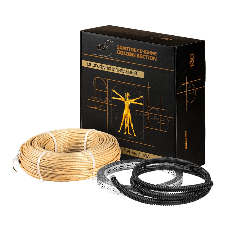 Нагревательный кабель для теплого пола Золотое сечение GS-480-30,0