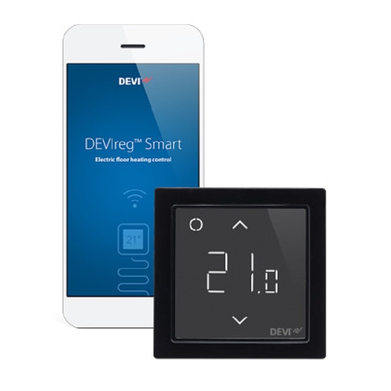 DEVIreg™ Smart (Wi-Fi), черный со смартфоном
