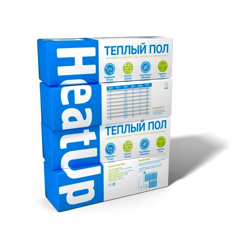 Упаковки теплого пола HeatUp 1,0 кв.м 